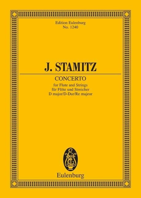 Stamitz: Concerto D major (Study Score) published by Eulenburg